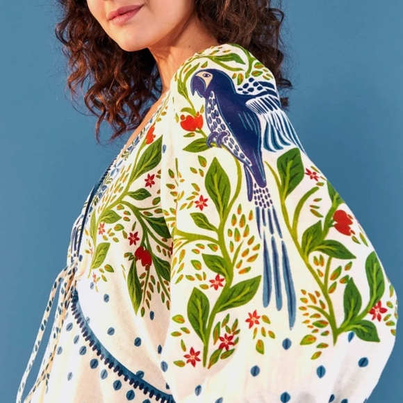 NWT FARM RIO | $280 Macaw Flight Maxi Dress - Picture 6 of 11